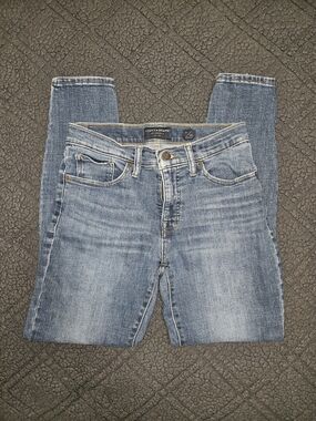 Lucky Brand Skinny Jeans Medium Wash Blue Denim Size 6 / 28 L@@k